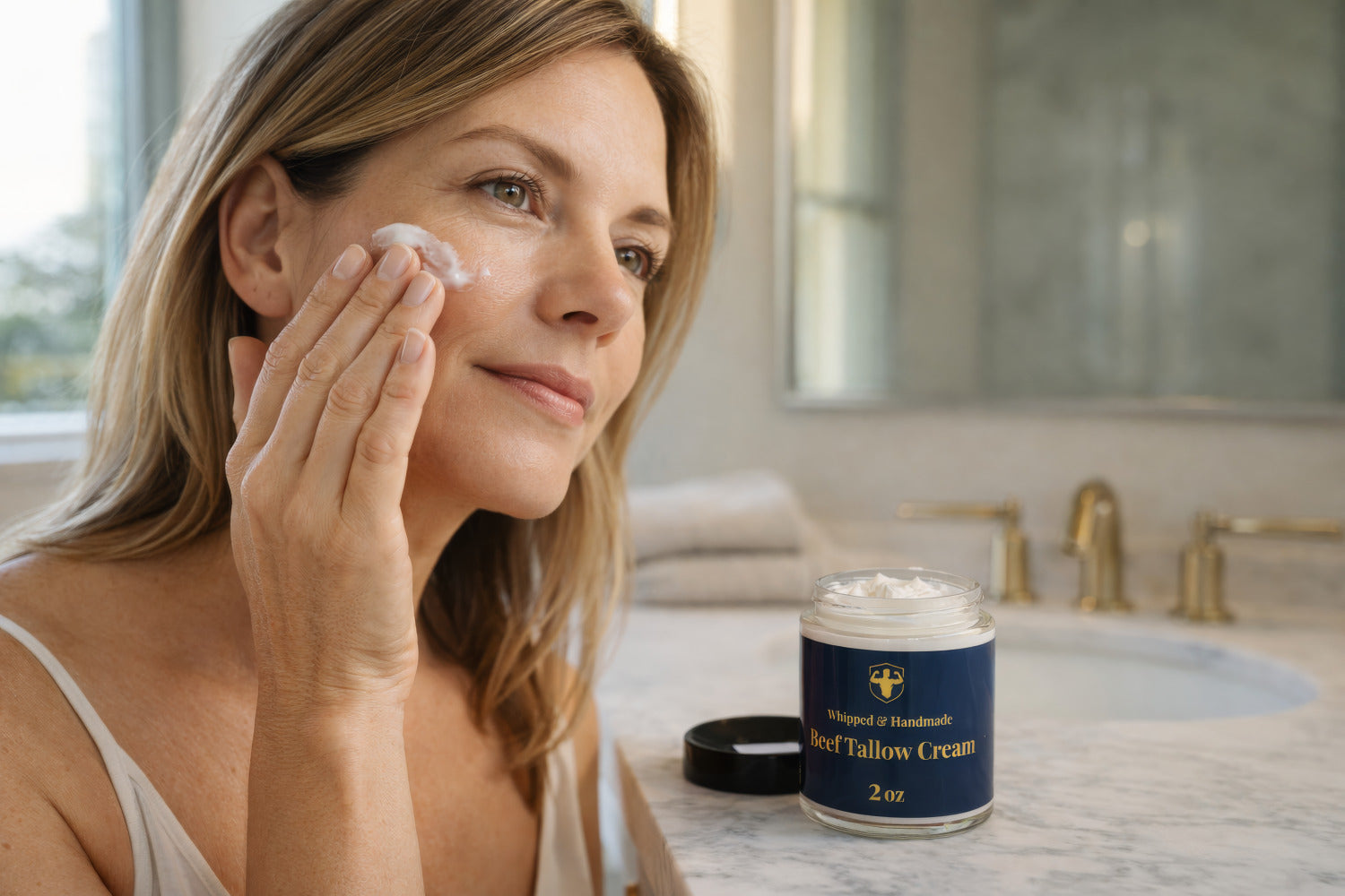 100% Organic, Whipped Beef Tallow Cream - 2oz